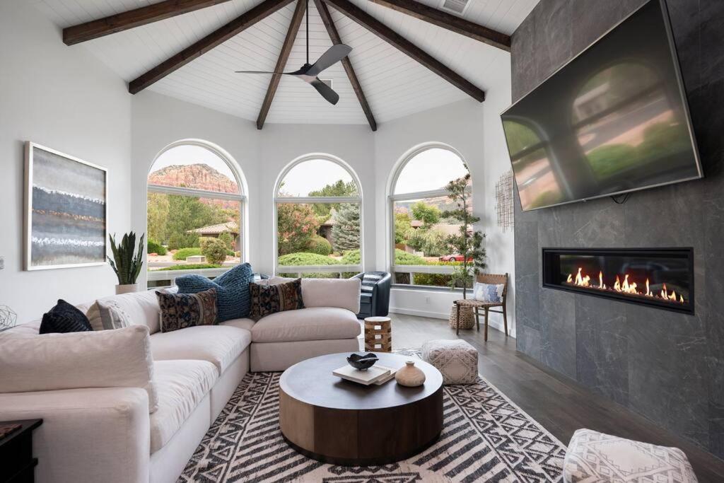Amazing Luxury Home With Hot Tub & Views Sedona Exterior photo
